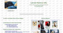 Desktop Screenshot of labrador.retriever-gifts.com