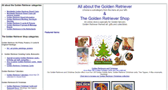 Desktop Screenshot of golden.retriever-gifts.com